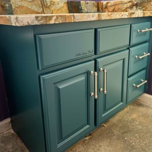 Luxury Solid Wood Material Shaker Modeling Lacquered <b>Door</b> Cabinets with Ceramic Basin Modern Design Hotel Villa Bathroom Vanity - Product Image 5