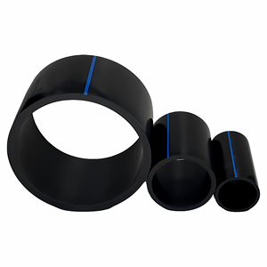 שקע במפעל עמיד בלחץ גבוה 1200 מ "מ קוטר שחור hdpe/פה pn 1.25 mpa צינורות פלסטיק לניקוז - Product Image 3