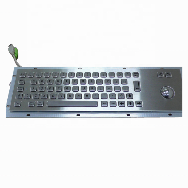 Custom OEM Waterproof stainless steel matrix illuminated numerical keyboard metal keypad