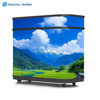 Cabina de DJ con Pantalla LED, Mostrador de Bar Interior LED, Pantalla Flexible P2.5 GOB para Festivales de Música, Fiestas y Eventos