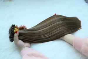 Emeda Mixed Coffee Brown Elastic Bead bundles Raw Remy extensiones de cabello humano - Product Image 4