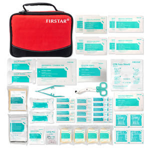 Firstar Bolsa de emergencia portátil para el hogar con suministros Set Bolsas Botiquín médico Botiquín de primeros auxilios rojo para acampar al aire libre - Product Image 2