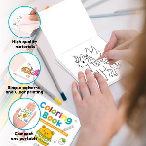 Cross-Border Mini Malbuch, Cartoon tragbare Mini Nudel Zeichnung Malbuch, Kinder Spaß Zeichnung Malbuch - Product Image 1