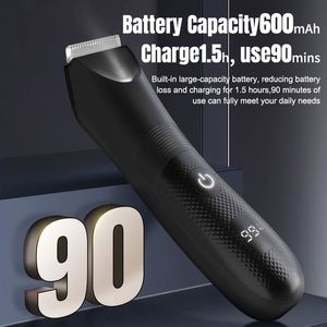 Recortadora de Barba y Nariz Eléctrica 677 4 en 1, Impermeable IPX5, con Carga USB, 1mm-12mm, Kit de Aseo Profesional para Hombre, Bolsa Eva - Product Image 3
