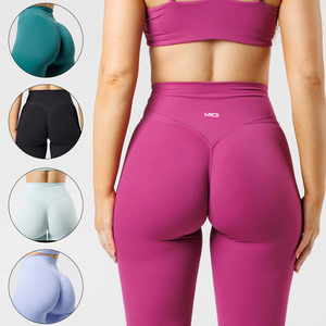 Leggings da Yoga a <span class=keywords><strong>Vita</strong></span> <span class=keywords><strong>Alta</strong></span> in Nylon ad Asciugatura Rapida, <span class=keywords><strong>Pantaloni</strong></span> da Palestra Modellanti per Donna - Product Image 1