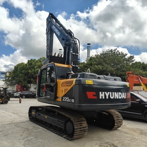 Good Condition <b>Used</b> Hyundai 220-9S Backhoe Crawler Excavator Cummins Engine 22 Ton High Quality Sale - Product Image 6