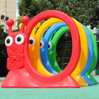 Meilleures ventes - Ensemble de jouets en plastique pour enfants, tunnel, équipement adapté aux activités parent-enfant en intérieur, jardins d'enfants, usage domestique