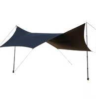 Poteau télescopique portable en fibre de carbone de deuxième génération pour tente de camping, super résistant, 2,4 m