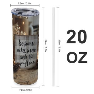 Stainless Steel Tumbler 20oz Vacuum <b>Insulated</b> Custom Logo All Day Ice Retention Car <b>Cup</b> - Product Image 1