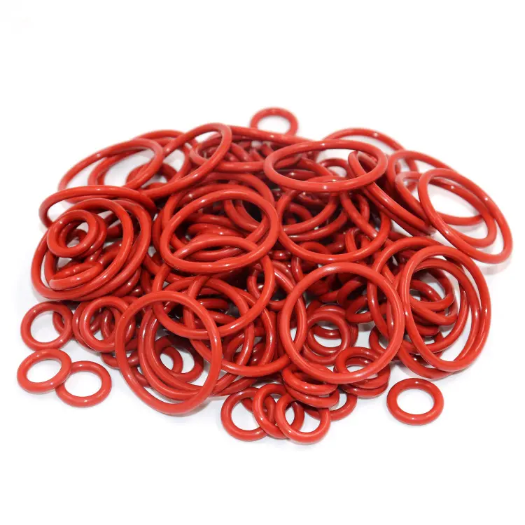 Custom NBR Silicone FKM EPDM High Low Temperature Oil Resistant O Ring Rubber Parts Sealing Ring Sample-Free