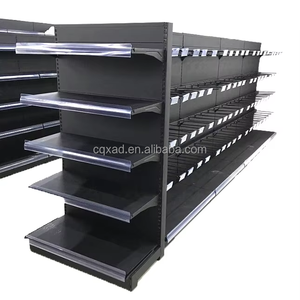 Estantería Metálica Ligera Tipo Góndola con Certificación ISO, Estantes Perforados, Estantería para Tiendas, Estantería para Minoristas, Estantería para Supermercados - Product Image 2