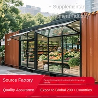 Conteneur mobile certifié CE UE Jing Cheng : Magasin de rue, cantine, supermarché sans personnel et magasin de proximité