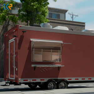 Remorque alimentaire certifiée CE pour kebab avec équipement de cuisine complet et grill vertical pour la vente commerciale de rue, <span class=keywords><strong>camion</strong></span> de restauration mobile - Product Image 2