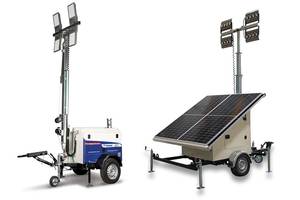 Mobile <b>Solar</b> Lighting Tower | Portable <b>Solar</b> LED <b>Light</b> Tower with Trailer & Battery Storage - Product Image 2