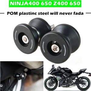 Deslizadores de horquilla basculante de motocicleta de aleación de aluminio negro de 8 mm para <span class=keywords><strong>KAWASAKI</strong></span> <span class=keywords><strong>ZX4R</strong></span> ZX25R Z400 Z650 Z800 Z900 Z1000 NINJA400R NINJA650R - Product Image 5
