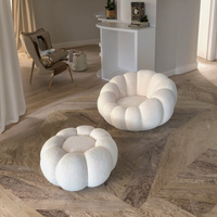 Canapé moderne de vente au détail, confortable, pour la chambre à coucher, meubles de maison, canapé pivotant en velours blanc doux