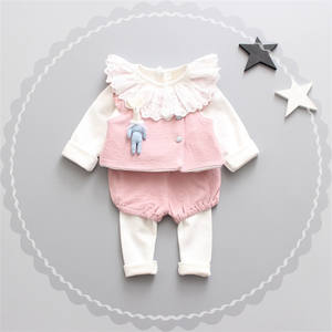 Camiseta Infantil Lisa con Volantes, Leggings para Niñas, Ropa de Bangladesh, del Fabricante de Ropa Infantil - Product Image 2