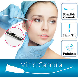 Gratis menyesuaikan jarum kanula Hypodermic ujung tumpul jarum suntik kanula untuk pengisi Dermal - Product Image 2