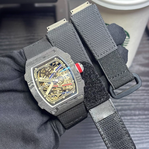 67-02 Ultra Thin 7.8mm Carbon Fiber Mechanical <strong>Watch</strong> Lightweight Style <strong>Skeleton</strong> Design Luxury Mens <strong>Automatic</strong> <strong>Watch</strong> - Product Image 6
