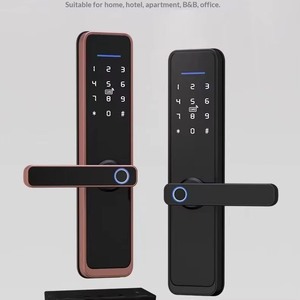 Serratura Intelligente Wi-Fi Tuya con Cloud, Impronta Digitale 3D a Semiconduttore, Biometrica in Lega di Zinco per Porte in Legno, Sicurezza per Casa, Appartamento, Hotel <span class=keywords><strong>X3</strong></span> - Product Image 5