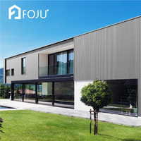 Revêtement mural extérieur en bois texturé noir imperméable de nouvelle conception, revêtement décoratif extérieur pour maison, bardage extérieur en WPC