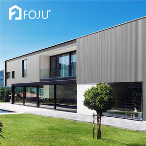 تصميم جديد بنمط خشبي أسود مقاوم للماء لكسوة الجدران الخارجية التجارية، زخرفة خارجية للمنازل، ألواح خارجية من مركب الخشب والبلاستيك - Product Image 3