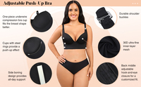 Meilleur Body Sculptant Amincissant pour Femme avec Soutien-Gorge Élastique à Bonnets Profonds, Sans Armature, Sans Coutures, Style Quotidien