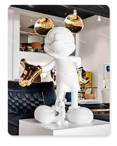 2024 escultura de <span class=keywords><strong>Mickey</strong></span> tamaño real fibra de vidrio estatuas de <span class=keywords><strong>Mickey</strong></span> <span class=keywords><strong>Mouse</strong></span> Pintura Escultura de <span class=keywords><strong>Mickey</strong></span> para decoración del hogar - Product Image 6