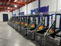 Machine de jeu d'arcade de basket-ball en métal de haute qualité, pliable, à monnayeur, pour le tir au basket, Maquina De Baloncesto