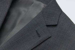 Bộ vest nam màu xám công sở 551, 50% len, mới, chất liệu vải bố nửa canvas, lớp lót bán vải gai dầu - Product Image 5