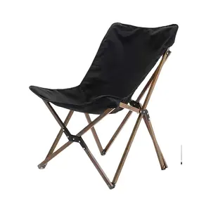 Hot selling adjustable outdoor relaxing and tilting metal folding camping chair