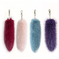 Breloque de sac en fausse fourrure style renard, pendentif pour cartable, poupée de dessin animé et accessoire porte-clés de voiture, style Japon et Corée du Sud