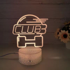Custom 3D Gift Racing Anime <b>Lamp</b> Creative Acrylic Table Base USB 16 Colors Remote Control <b>LED</b> Bedroom Night Light Dimmable - Product Image 3