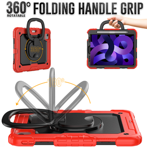 <span class=keywords><strong>Coque</strong></span> robuste à trois couches pour <span class=keywords><strong>iPad</strong></span> Air 4 / 5 / Pro 11 avec support rotatif intégré à 360° et protections de boutons réactives - Product Image 2