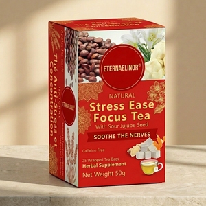 Thé en vrac aux herbes, personnalisé, faible MOQ, 2026, thé <span class=keywords><strong>de</strong></span> santé le plus populaire, soulagement du stress - Product Image 1