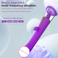 Klitoris-Saugvibrator mit 9 Vibrations- und 9 Saugmodi USB-Aufladbar IPX7 Wasserdicht für Klitorale und G-Punkt-Stimulation