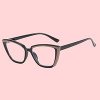 Gafas de Moda para Mujer, Diseño Retro de Ojo de Gato, Combinación de Colores, Anti Luz Azul, Montura Completa, Diseños de Monturas Ópticas para Miopía