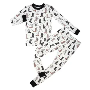 Nuovo arrivo all'ingrosso Unisex alla moda stile Casual a maglia modello grazioso manica lunga servizio di abbigliamento per bambini set
