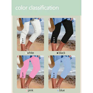 High Quality Women's Fitness Capri New Style Sports Stretchy Custom <b>Leggings</b> XS Size <b>Fashionable</b> High-Lifting Fitness Capri - Product Image 6