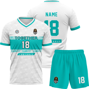 2025 Mới Thoáng Khí 100% Polyester Bóng Đá Jersey Với Thăng Hoa In Ấn-Chất Lượng Cao Tùy Chỉnh Đồng Phục Bóng Đá Cho Nam Giới - Product Image 2