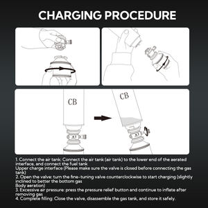 Adattatore per Ricarica Bombole <span class=keywords><strong>Gas</strong></span> da <span class=keywords><strong>Campeggio</strong></span> Campingmoon, Nuovo Arrivo, Adattatore per Ricarica Serbatoio <span class=keywords><strong>Gas</strong></span> da <span class=keywords><strong>Campeggio</strong></span>, Salvagas per Bombole Butano e Propano - Product Image 6