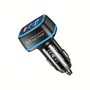 2025 New Arrivals 3 Ports Car Charger PD25W + USB17W Fast Charge Quick <b>Adapter</b> Car Phone Station Charger - Product Image 1