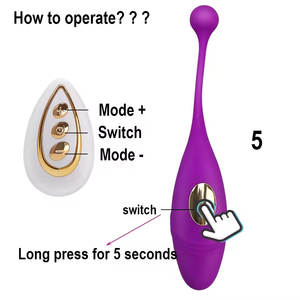 Opladen Dames Afstandsbediening Siliconen Kikkervisje Kleine Walvis Springeieren Dragen Sex Tools Vibrator - Product Image 3