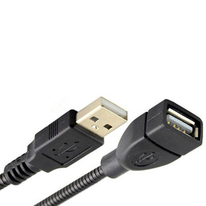 สายต่อขยาย USB 2.0 แบบโค้งงอได้ สีดำ ชาย-หญิง ความยาว 350 มม. ไมโครยูเอสบี สำหรับคอมพิวเตอร์มัลติมีเดีย - Product Image 4