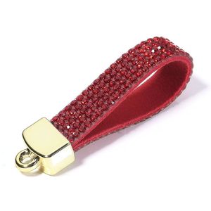 Wholesale Handcrafted Luxury-Style Rhinestone Keychains-Eco-Friendly Rectangle Shape UV Printing-Creative Car Key Chains <b>Gifts</b> - Product Image 1