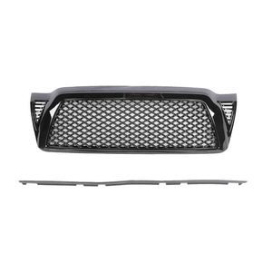 Rejilla de Panal para Toyota Tacoma, Rejilla Delantera de Plástico ABS Negro, Mejora de Reequipamiento para Parachoques Delantero 2005-2011 - Product Image 4