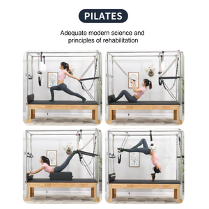 Máquina de Yoga para gimnasio en casa comercial, cama de Pilates, equipo de entrenamiento de Yoga comercial, camas Cadillac, Cadillac Pilates Reformer - Product Image 4