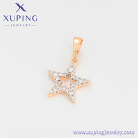 A00900688 xuping – bijoux de personnalité en gros, pendentif en forme d'étoile en diamant étincelant de Style ethnique abordable