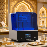 Solusi Pencetakan 3D Perhiasan Lengkap NOVA3D Hi-Wax Resin Printer 3D Perhiasan untuk Cincin Pernikahan Kustom & Set Perhiasan Berinlay