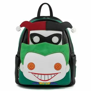 Wholesale Luau Cosplay Fashion Mini Backpack Travel Outdoor Waterproof Leather Casual clown Women Backpack